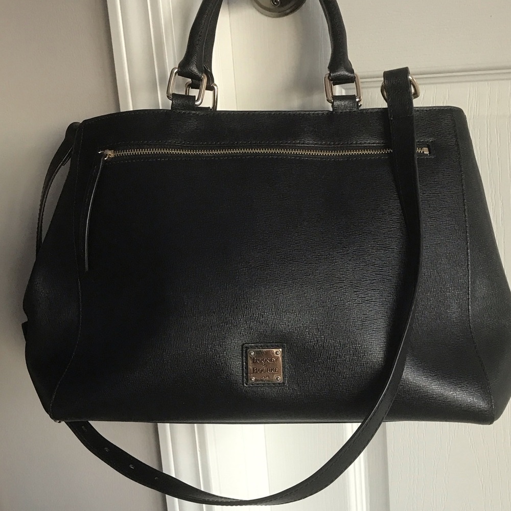 Dooney & Bourke Black Leather Satchel